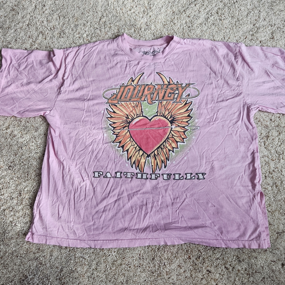 Karma Recycled Journey Pink Graphic Tee
